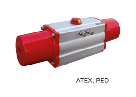 Pneumatic actuator HP-series (HP-211/HP-212)